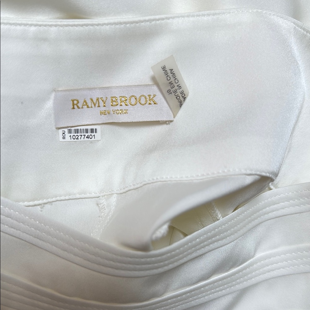 Ramy Brook Joss Cream Wide-Leg Pants - Picture 3 of 5